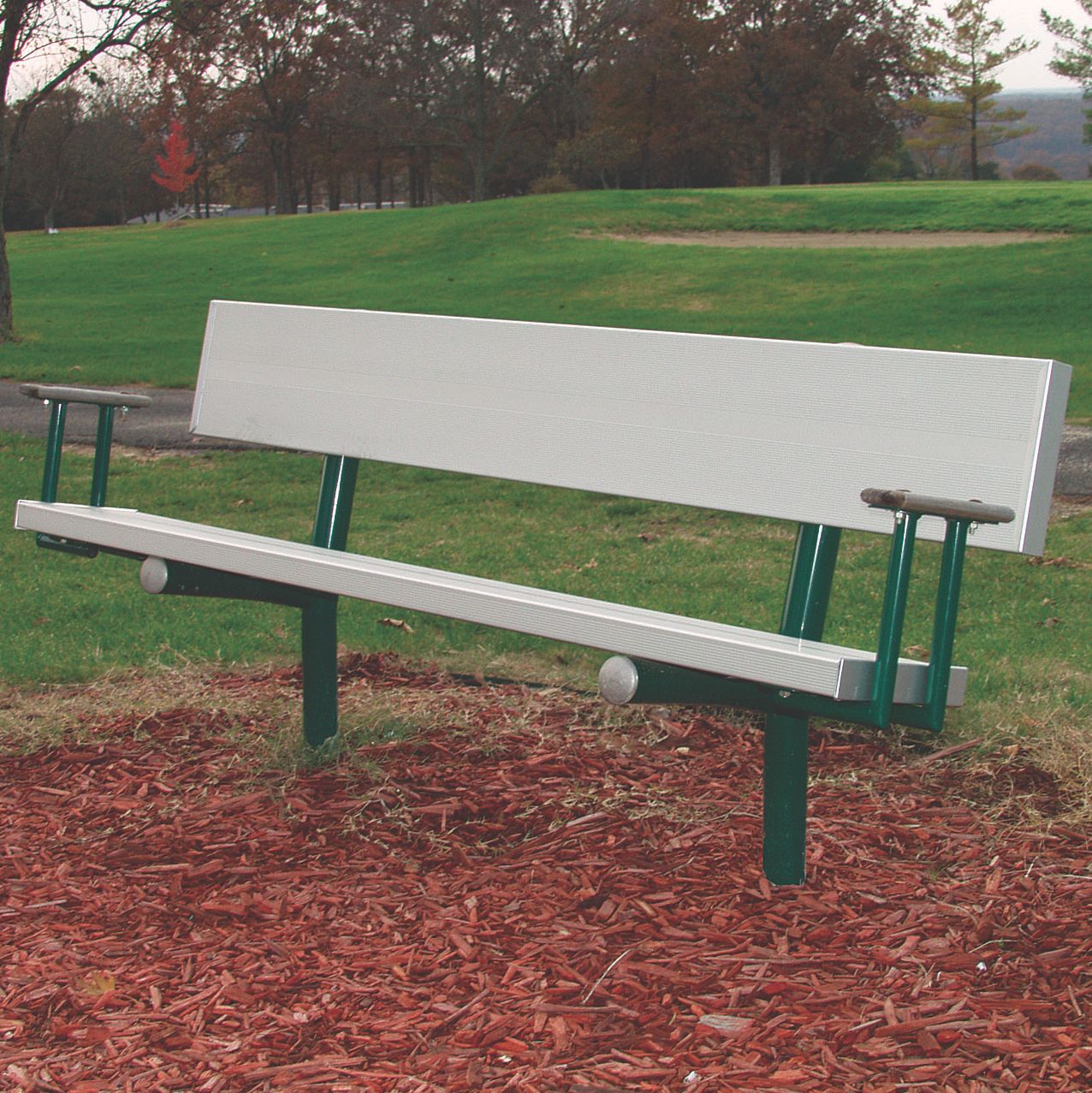 Park Bench With Arms By Sportsplay - park bench with arms by sportsplay -